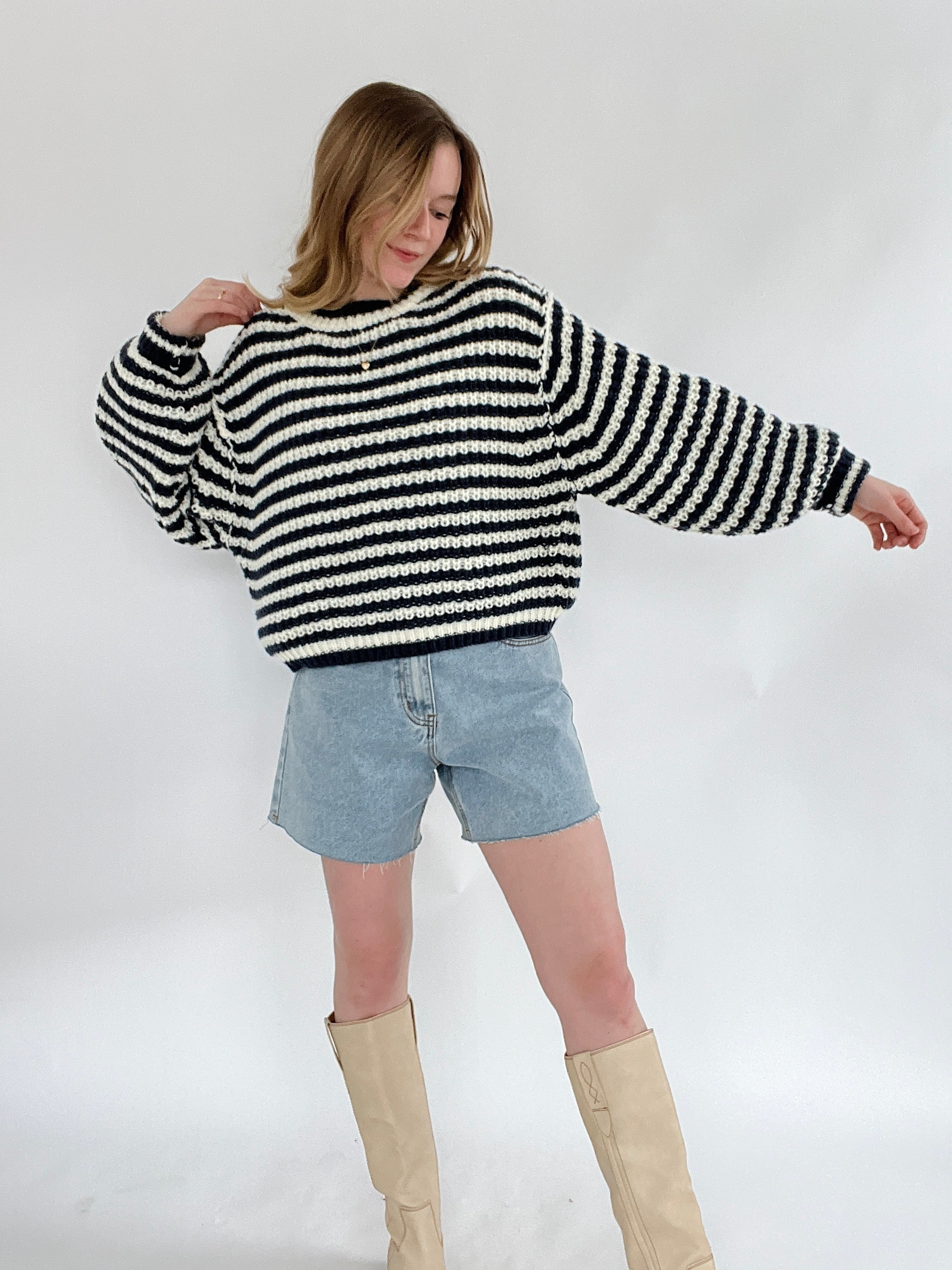 Millie Striped Sweater Outfit