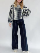 Millie Striped Sweater With Daybreak Jeans
