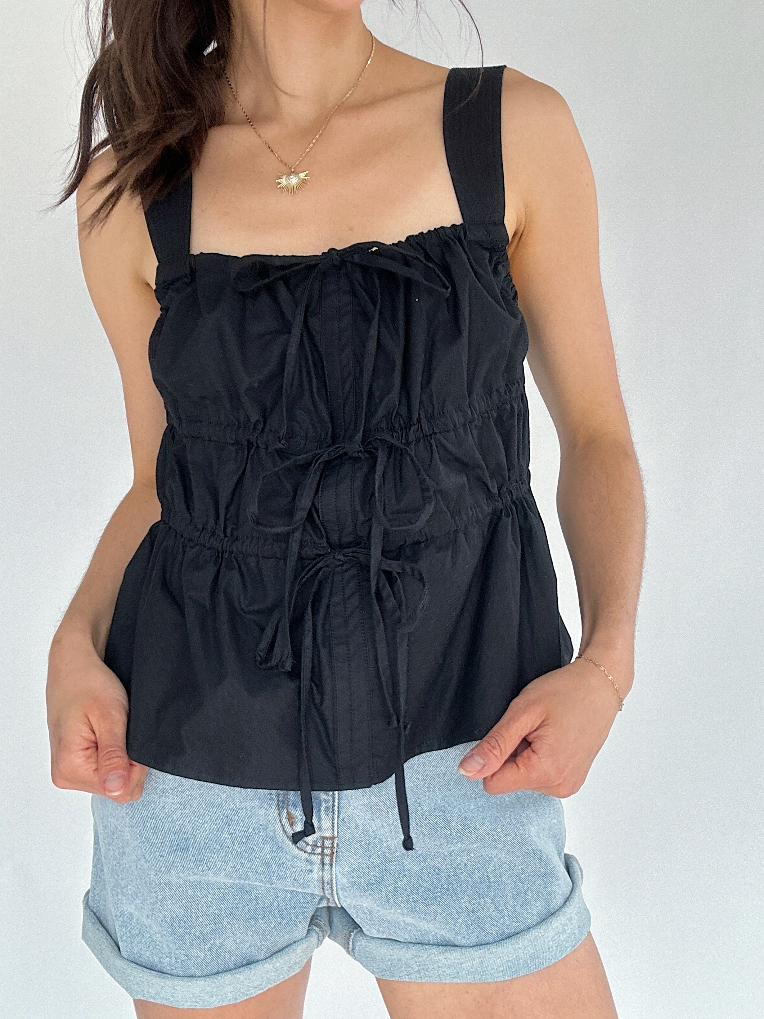 Nicco Tie Tank Black