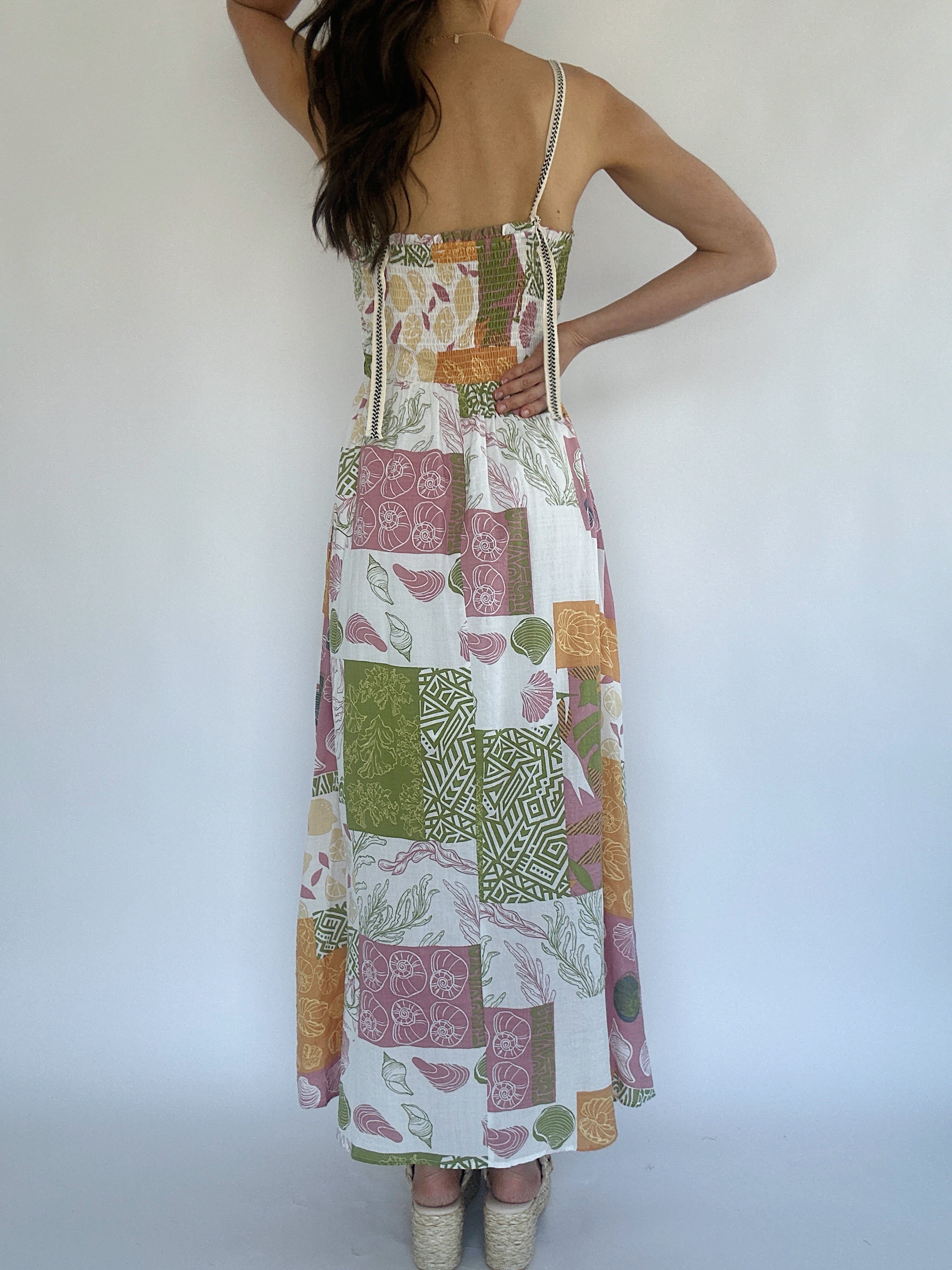Oceanside Maxi Dress Back