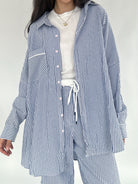 Olly Button Down Top Front