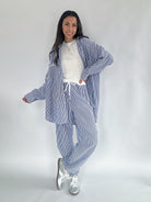 Olly Button Down Top Set