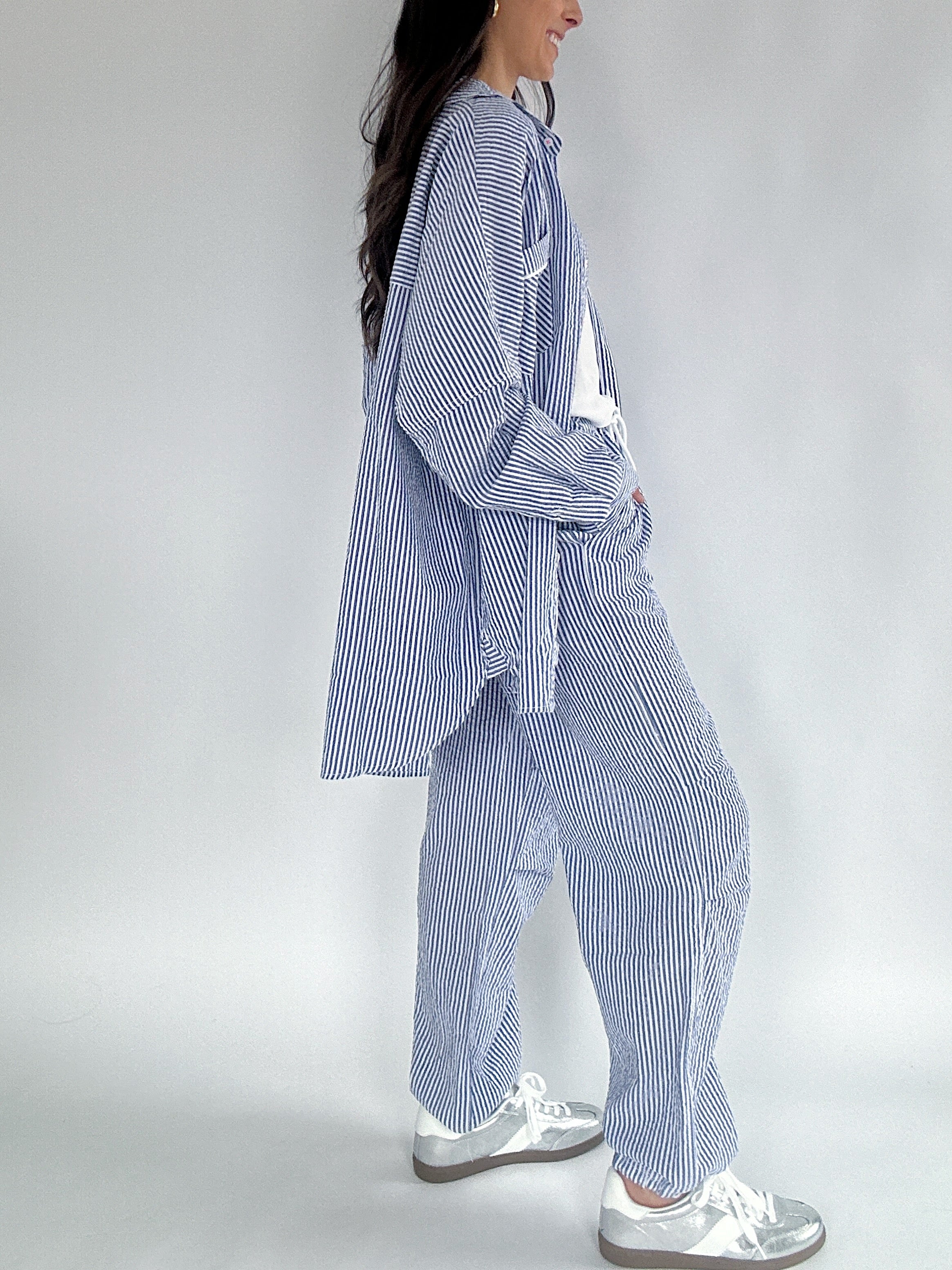 Olly Button Down Top Side