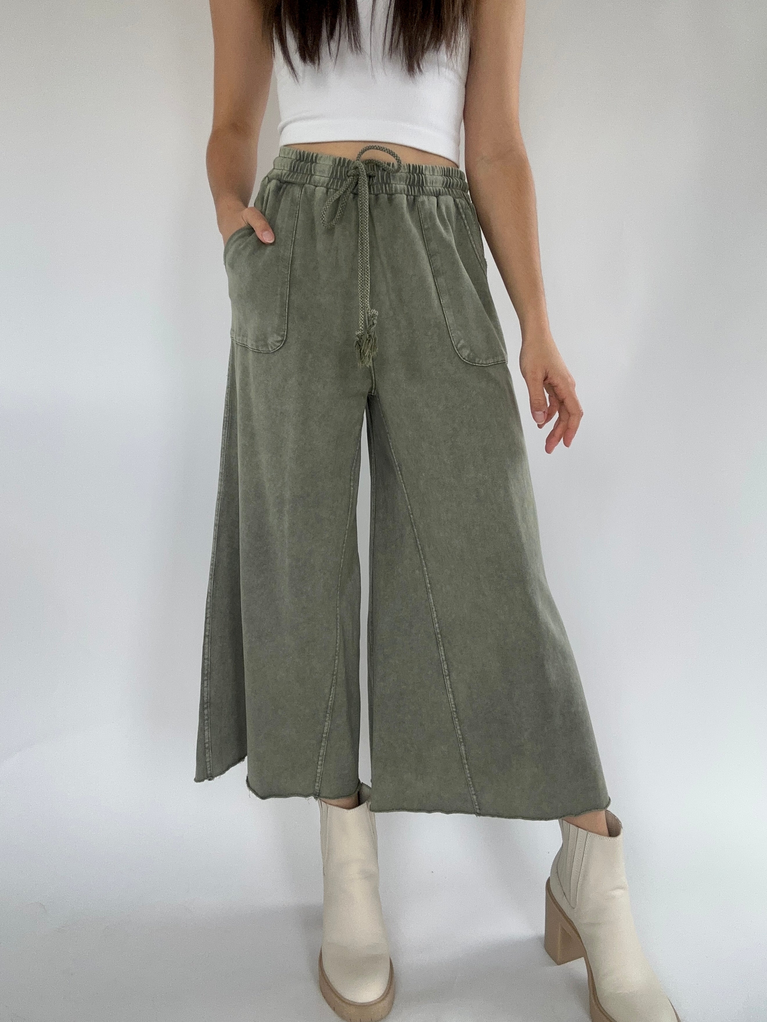 On The Road Again Pants Ash Green