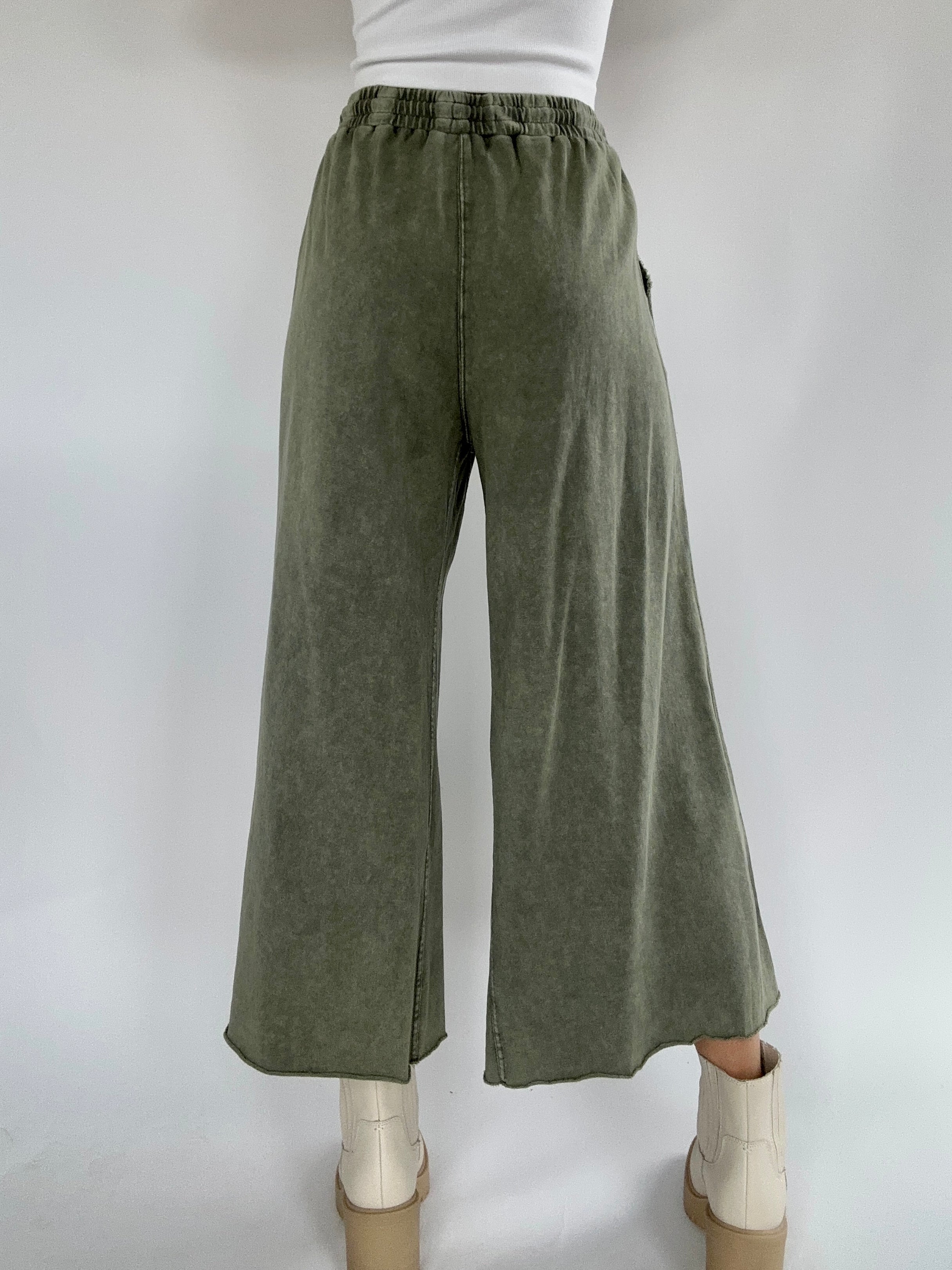 On The Road Again Pants Ash Green Back