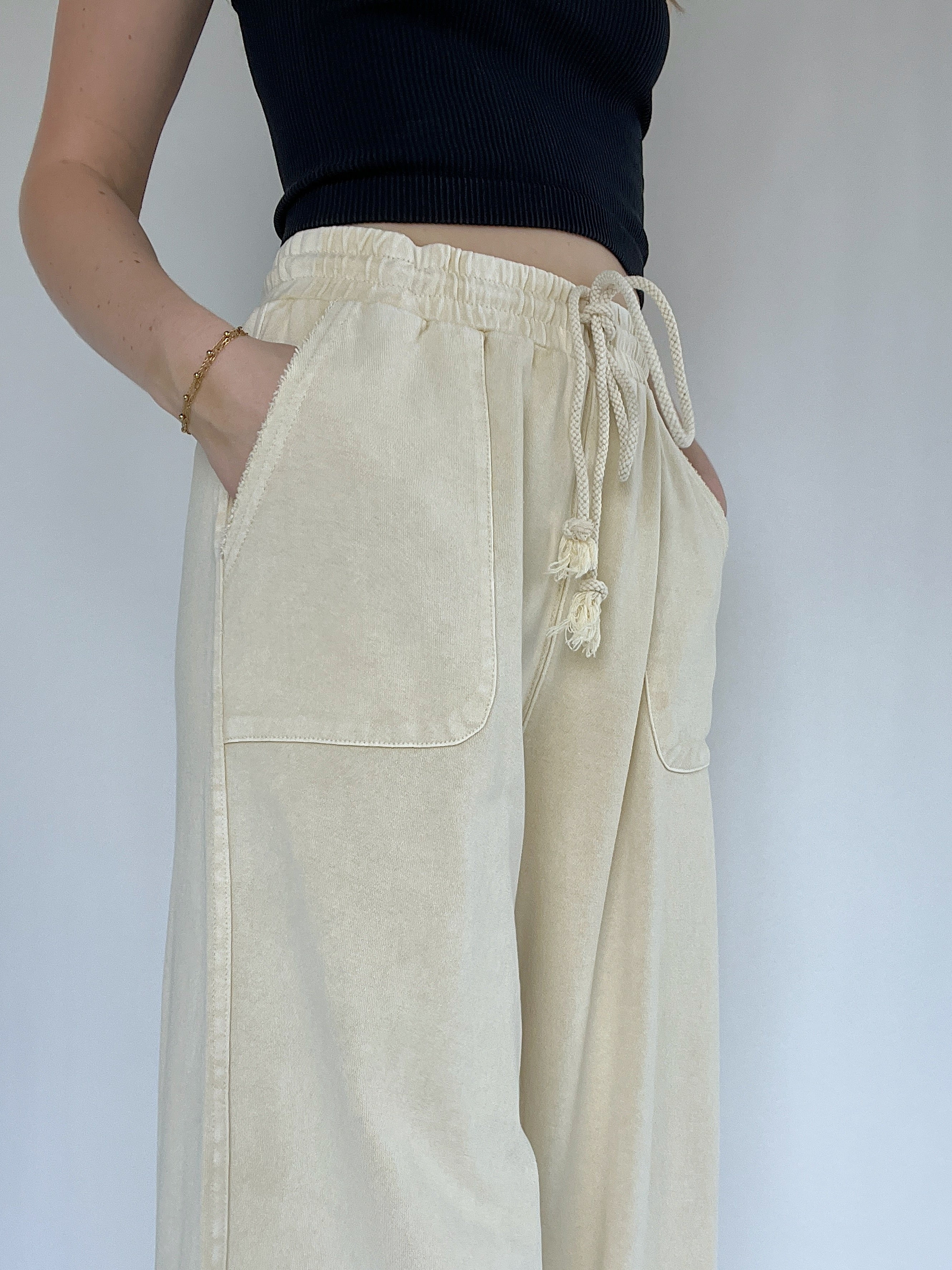 On The Road Again Pants Ecru Top