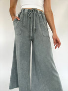 On The Road Again Pants Faded Teal Top