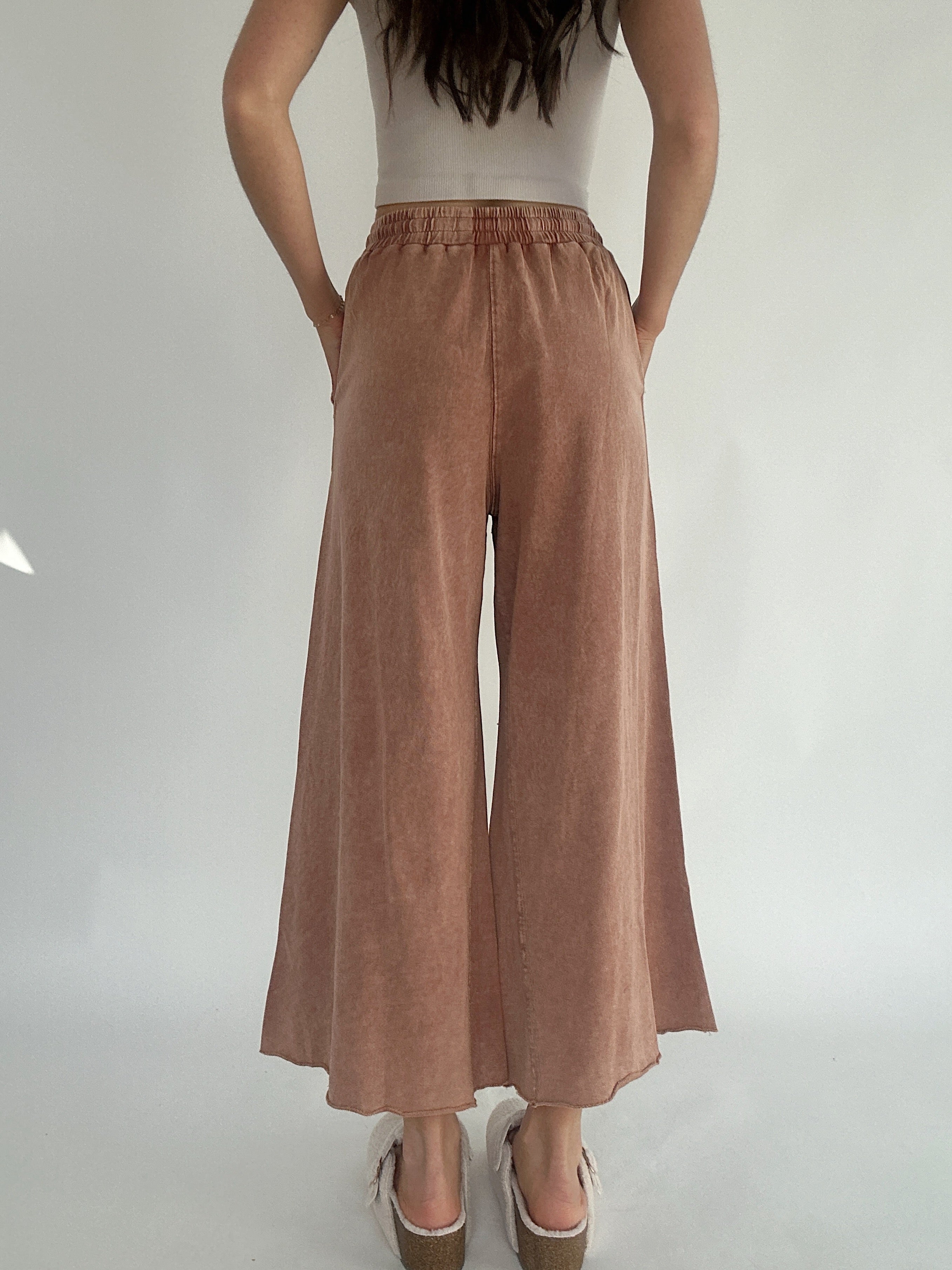 On The Road Again Pants Red Bean Back