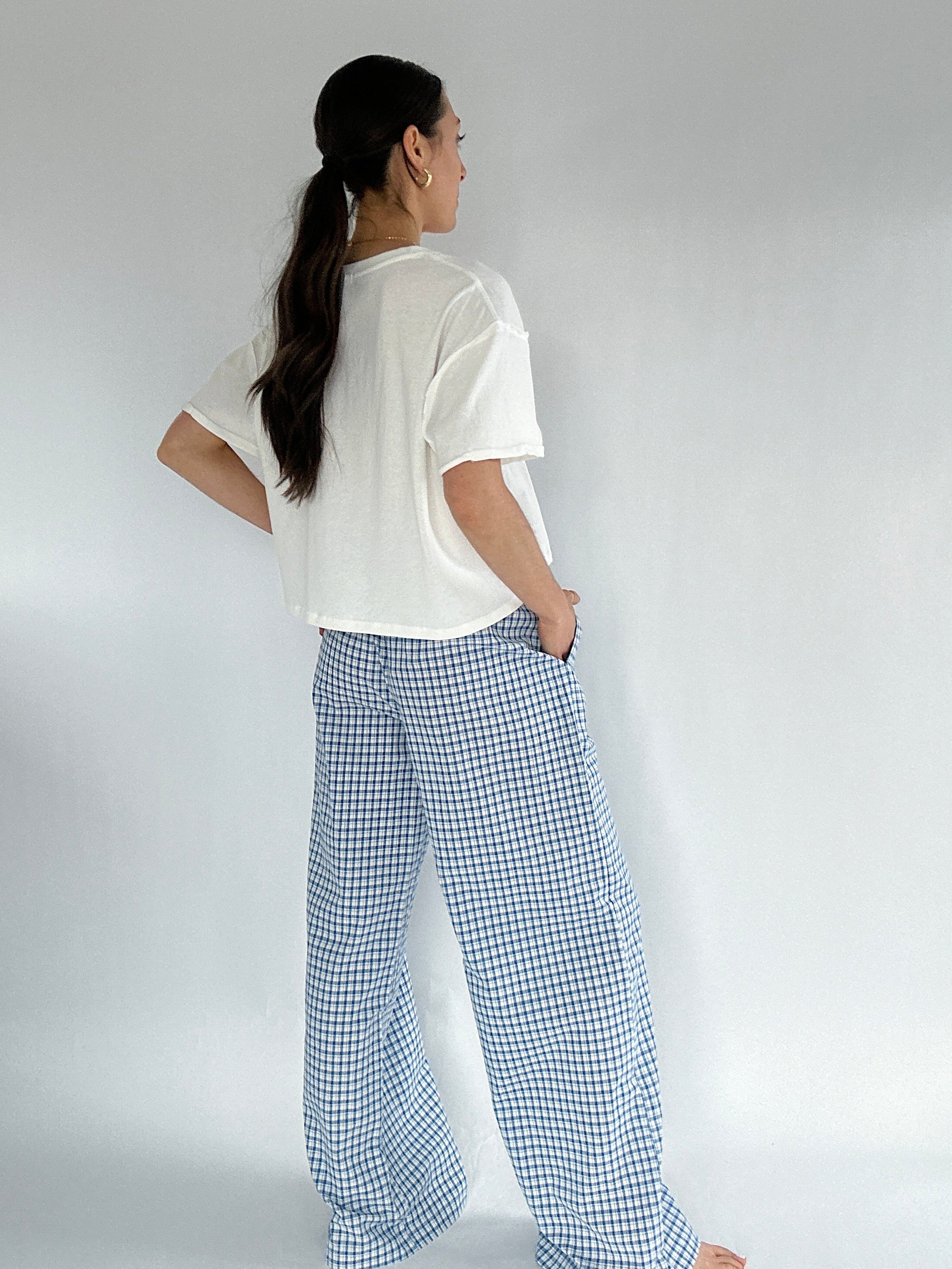 On Time Boxer Pants Royal With Howdy Tee Back