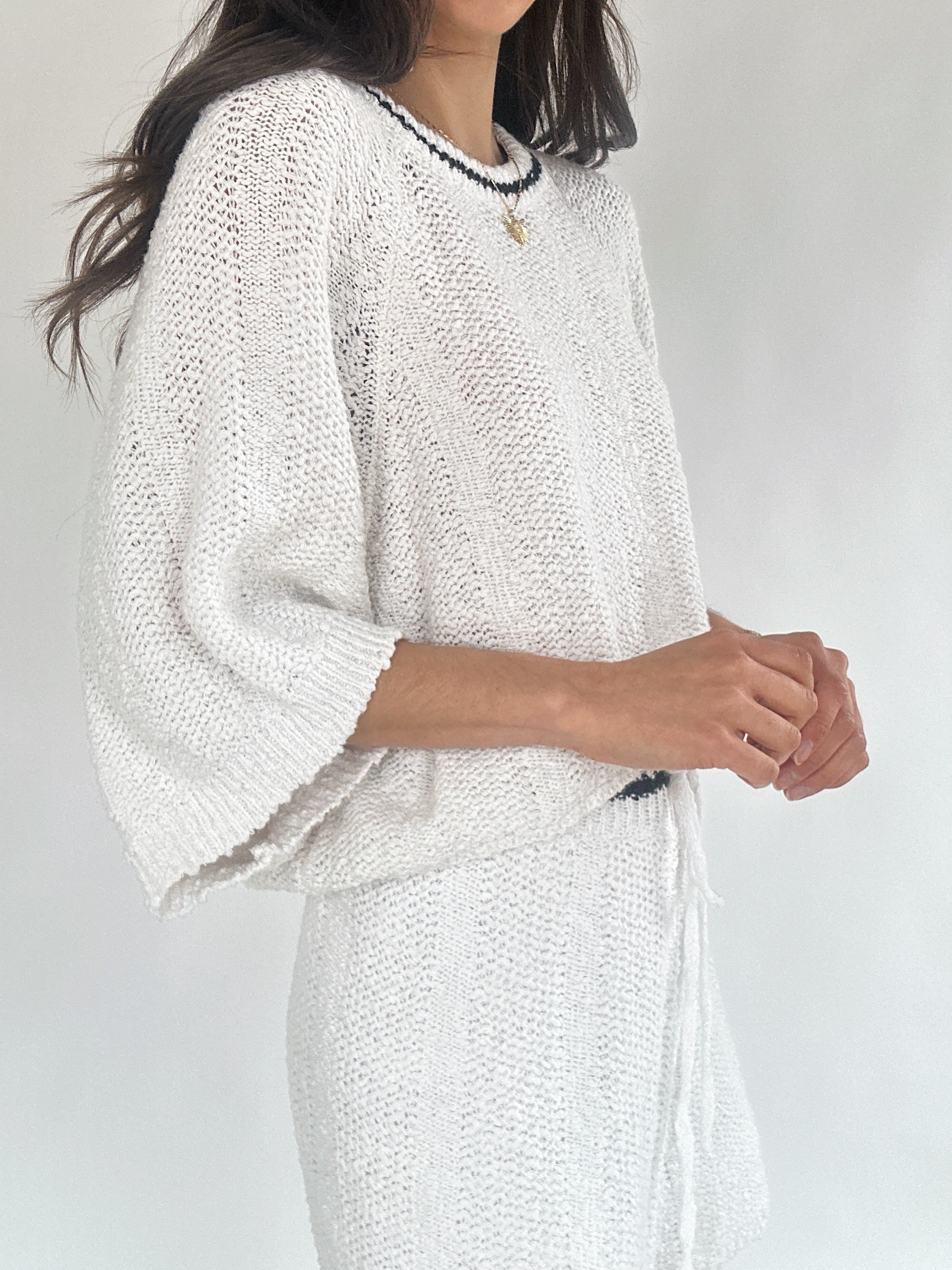 On Your Side Knit Top Side