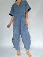 Outbound Jumpsuit Front with cinched legs