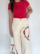 Peace With You Wide Leg Pants Waist