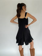 Picture Of You Black Mini Dress Back