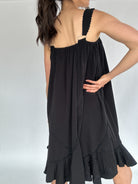 Picture Of You Black Mini Dress Back 2