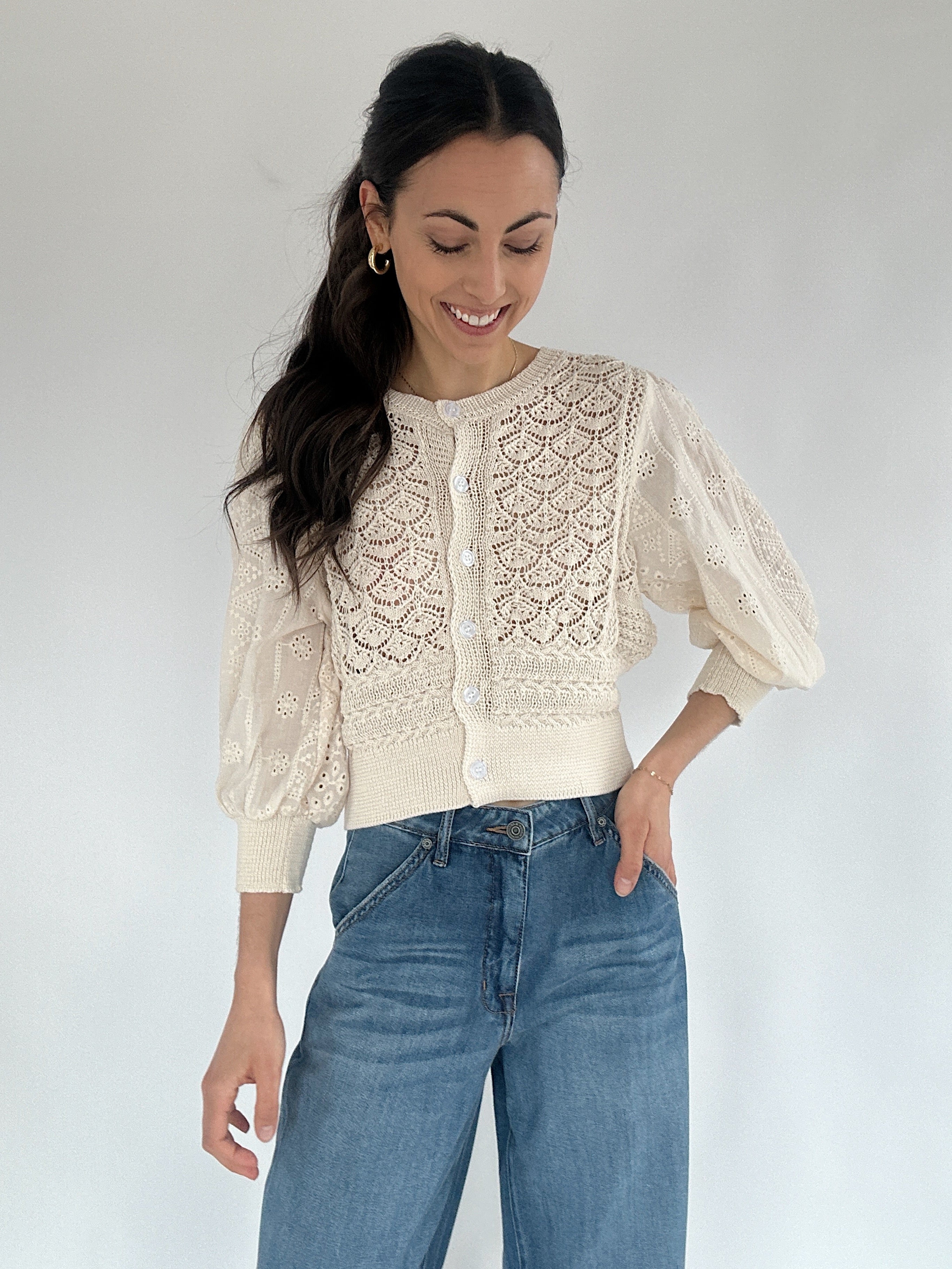 Poetry Cardigan Top