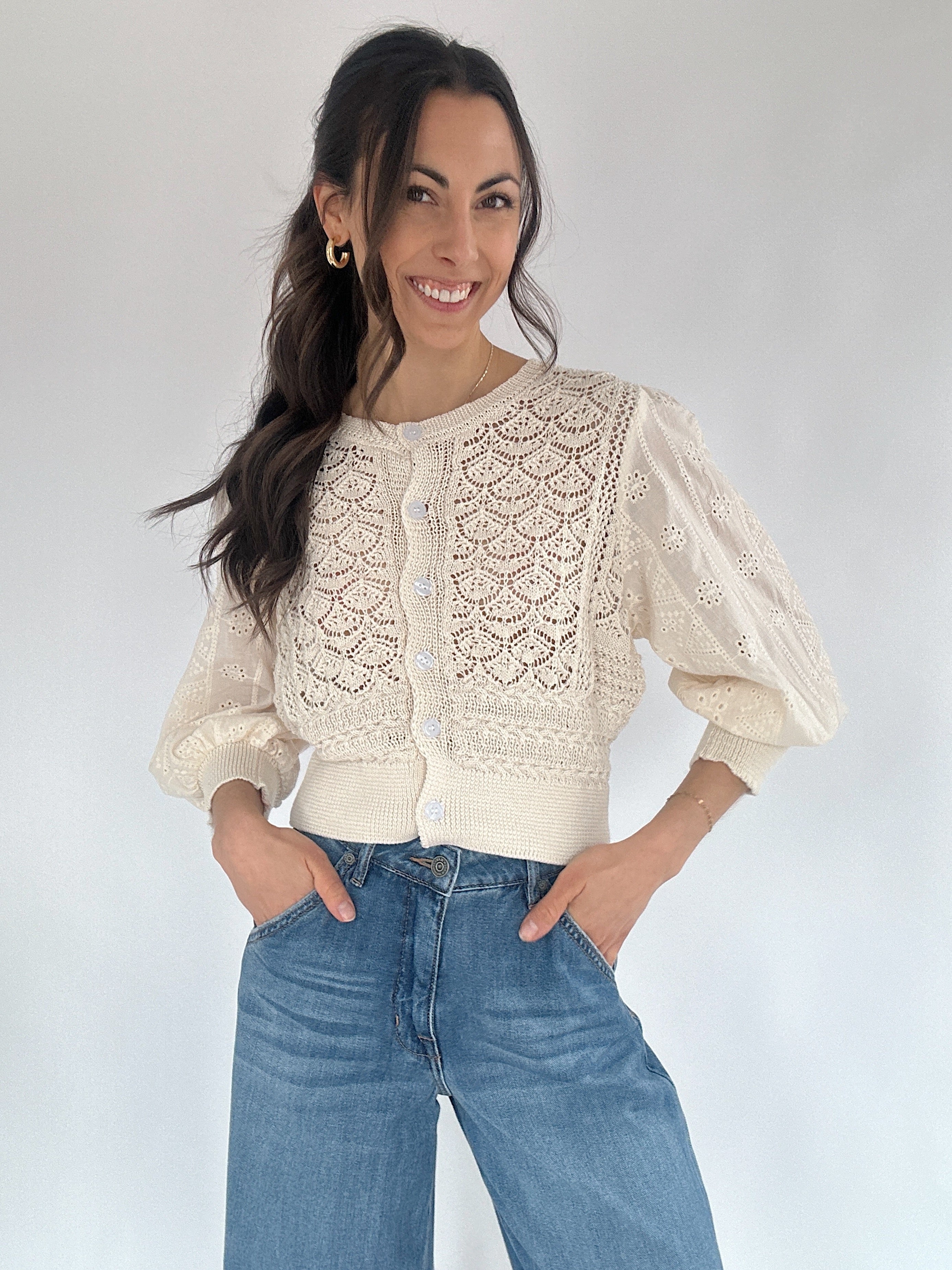 Poetry Cardigan Top