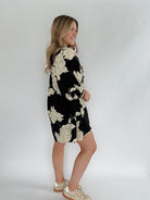 Raine Floral Mini Dress Side