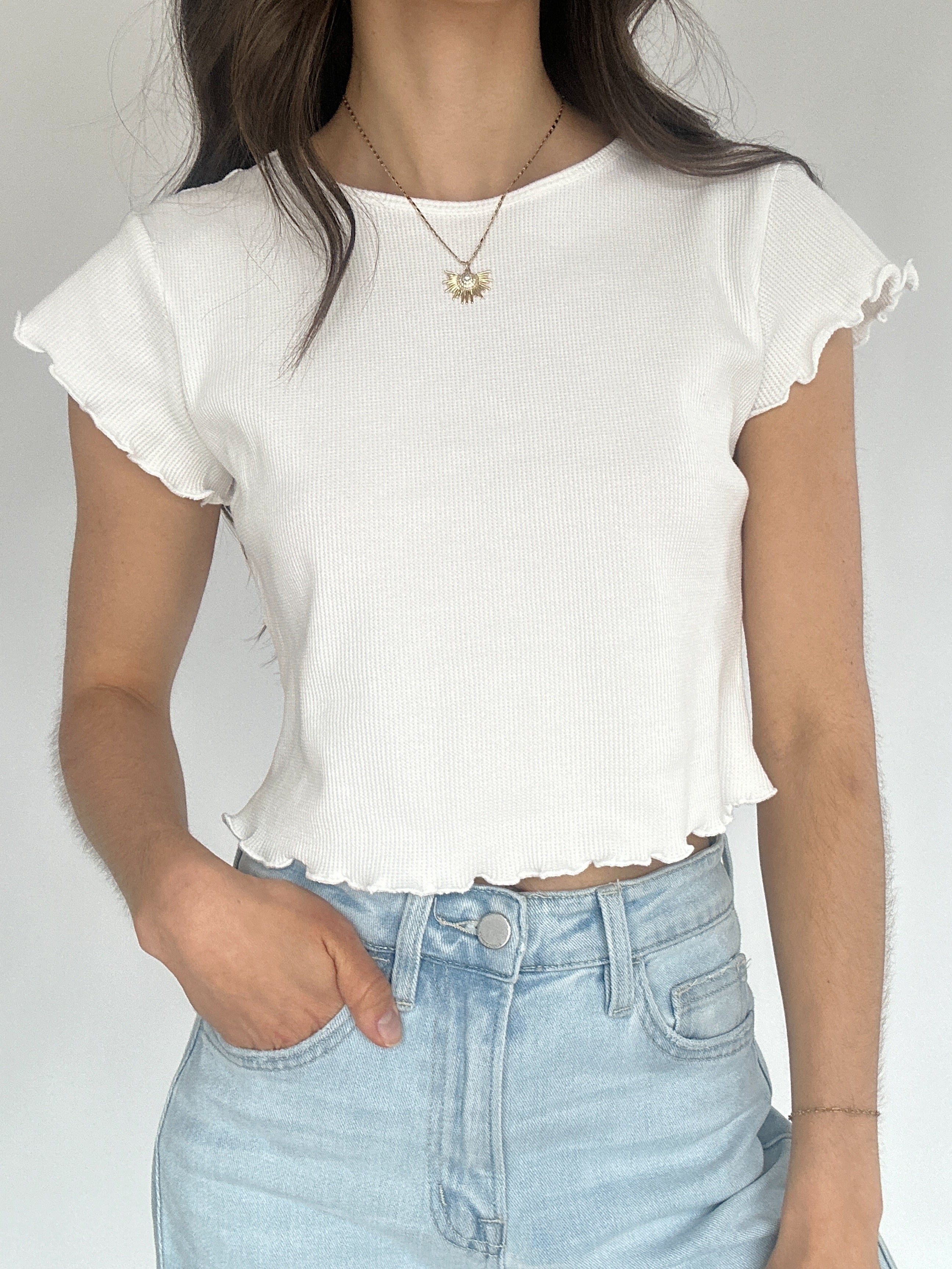 Rather Be Waffle Tee Front