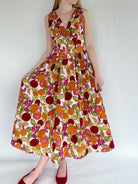 Sangria Sunset Midi Dress Front 