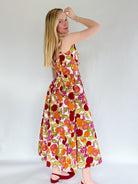 Sangria Sunset Midi Dress Side