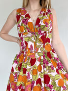 Sangria Sunset Midi Dress Top