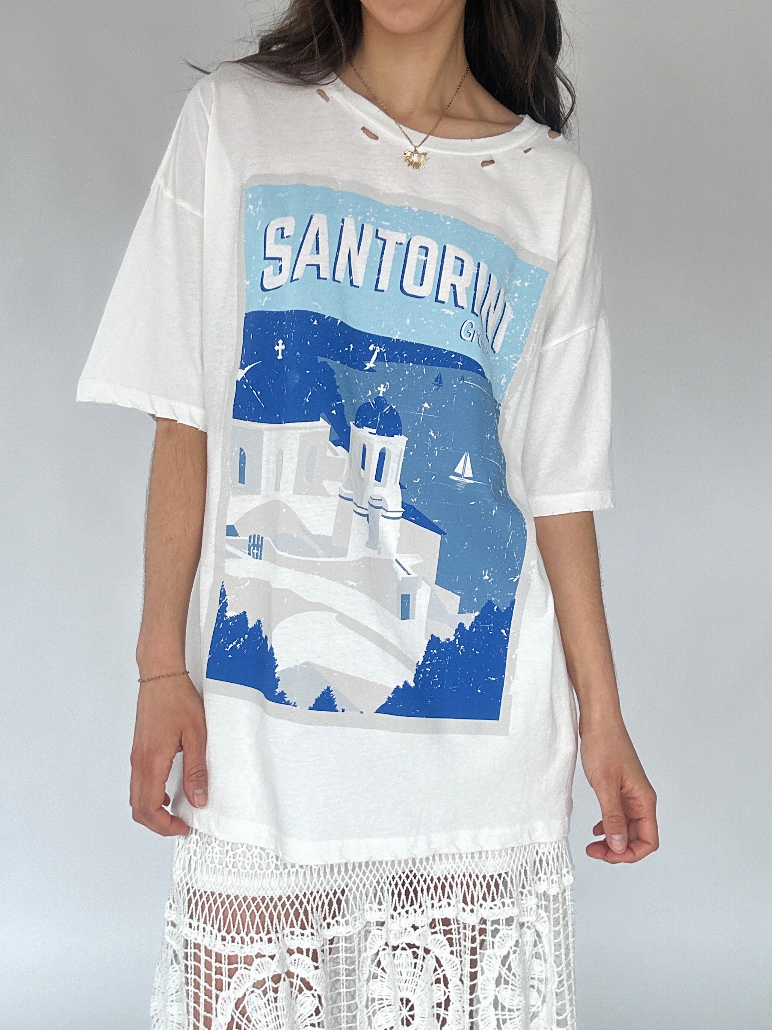 Santorini Oversized Tee