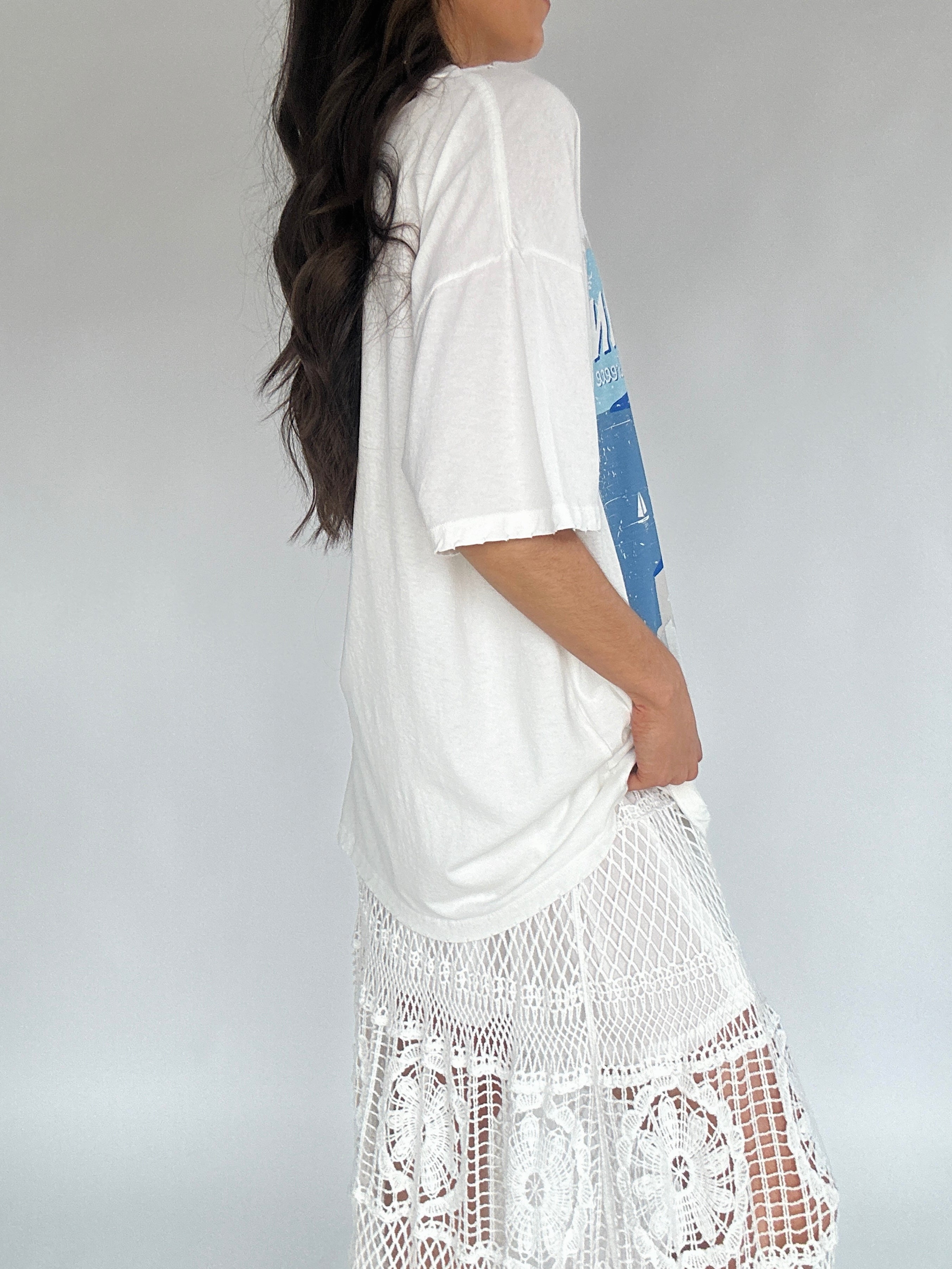 Santorini Oversized Tee Side
