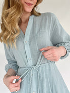 Sausalito Mini Dress Tie Detail