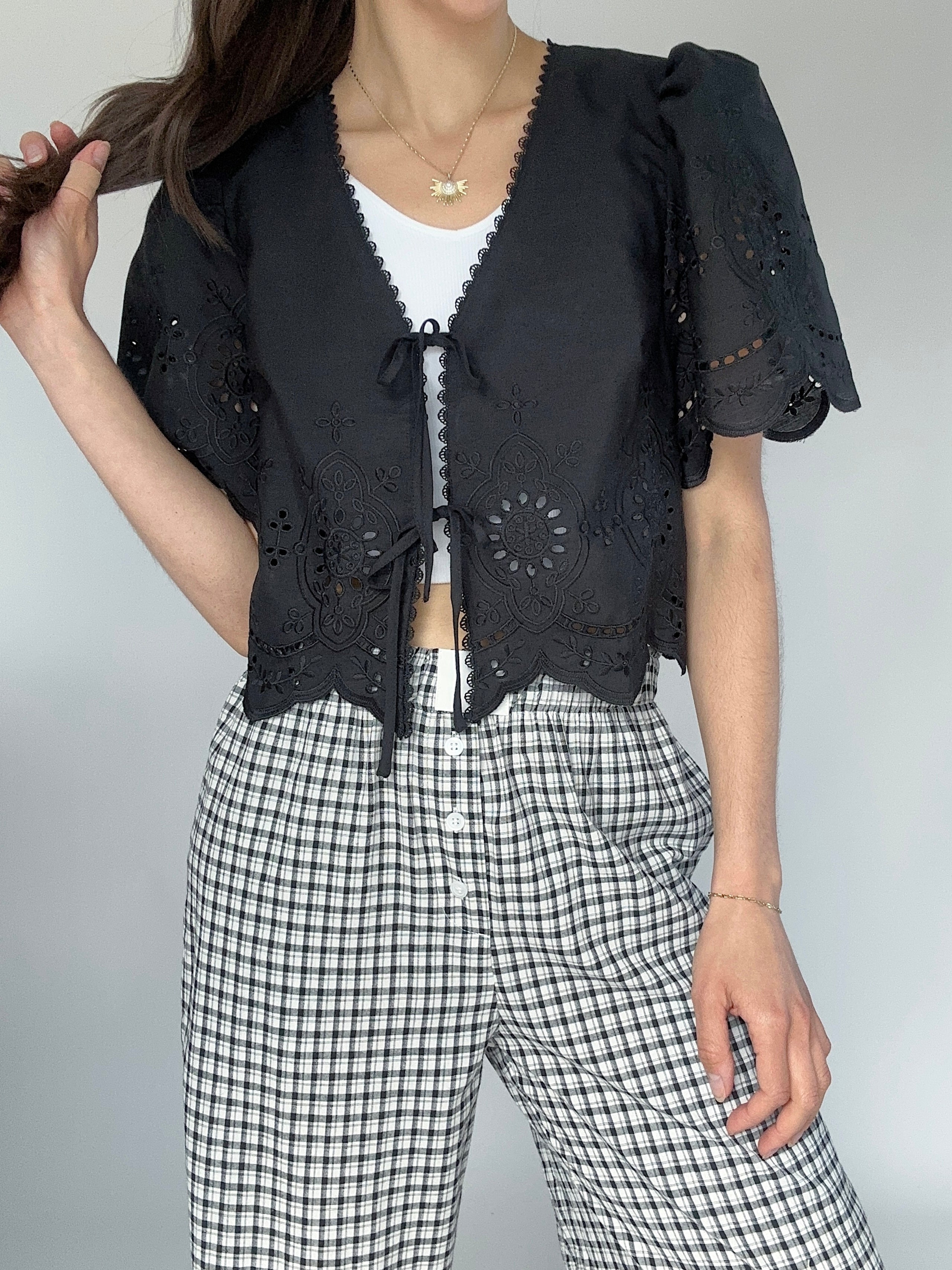 So Into You Tie Front Top Front