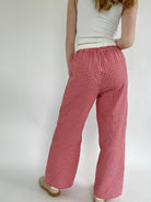 So Much More Boxer Pants Red Back