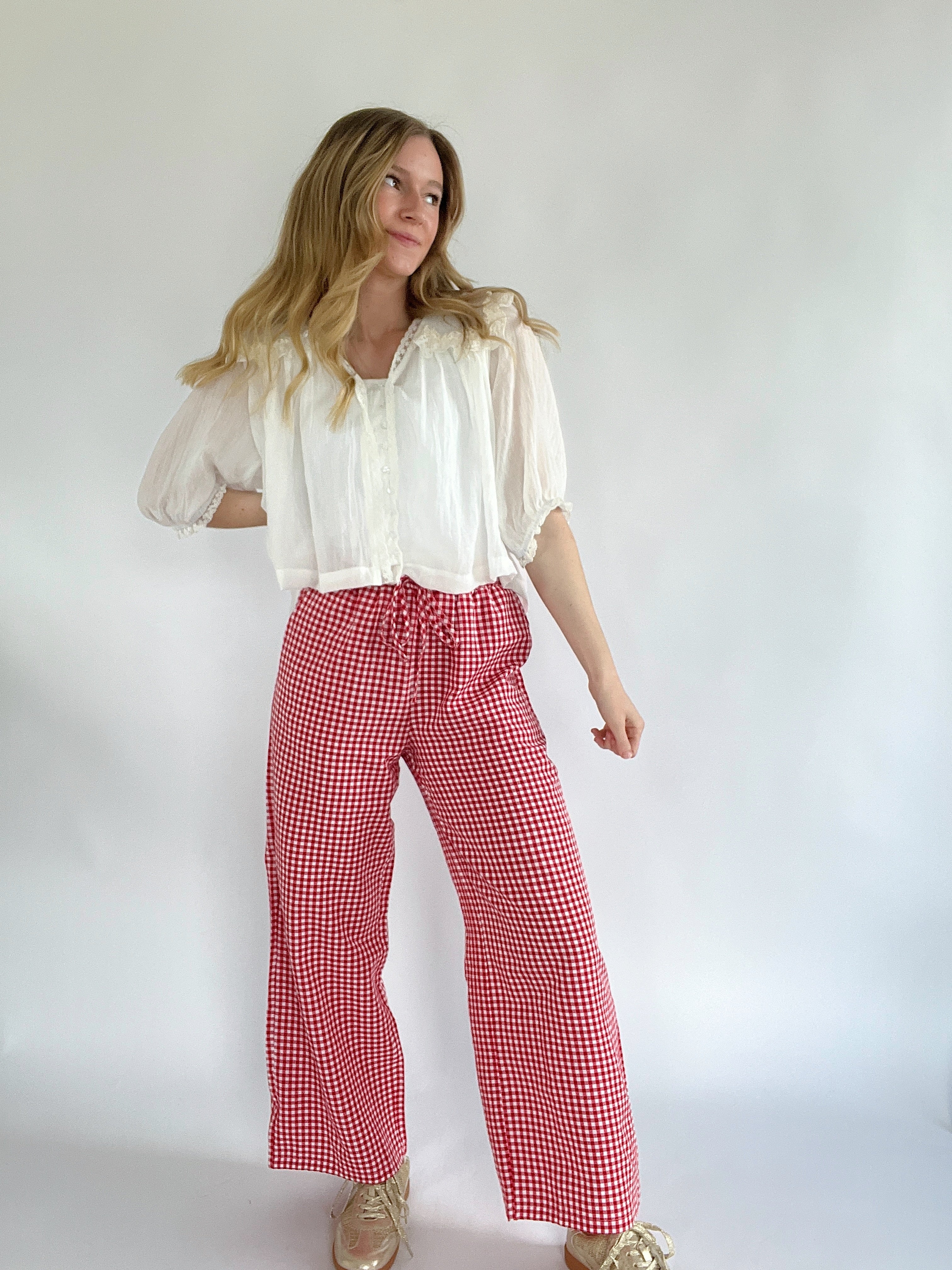 So Much More Boxer Pants - Red – Blue Magnolia