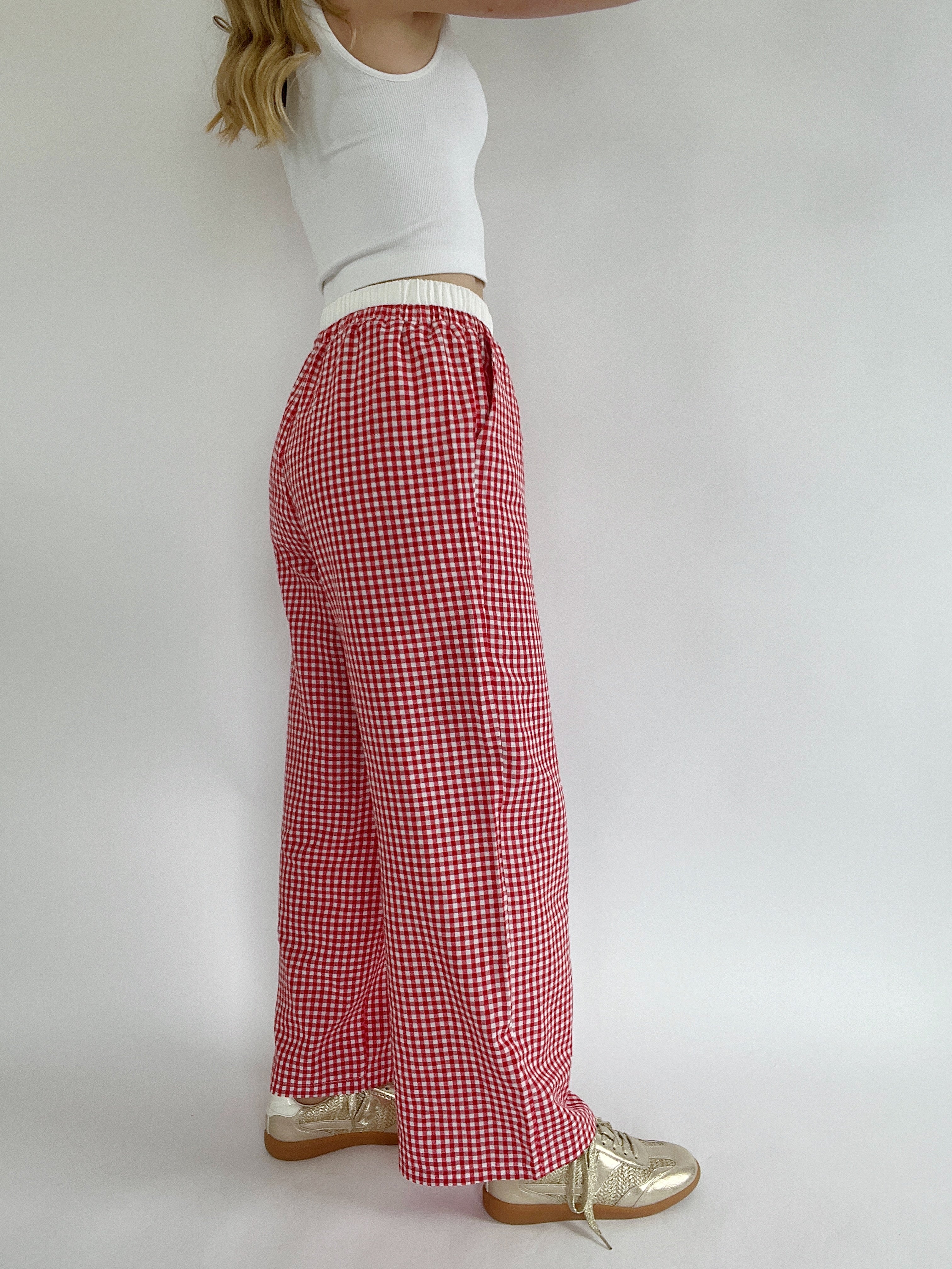 So Much More Boxer Pants Red Side