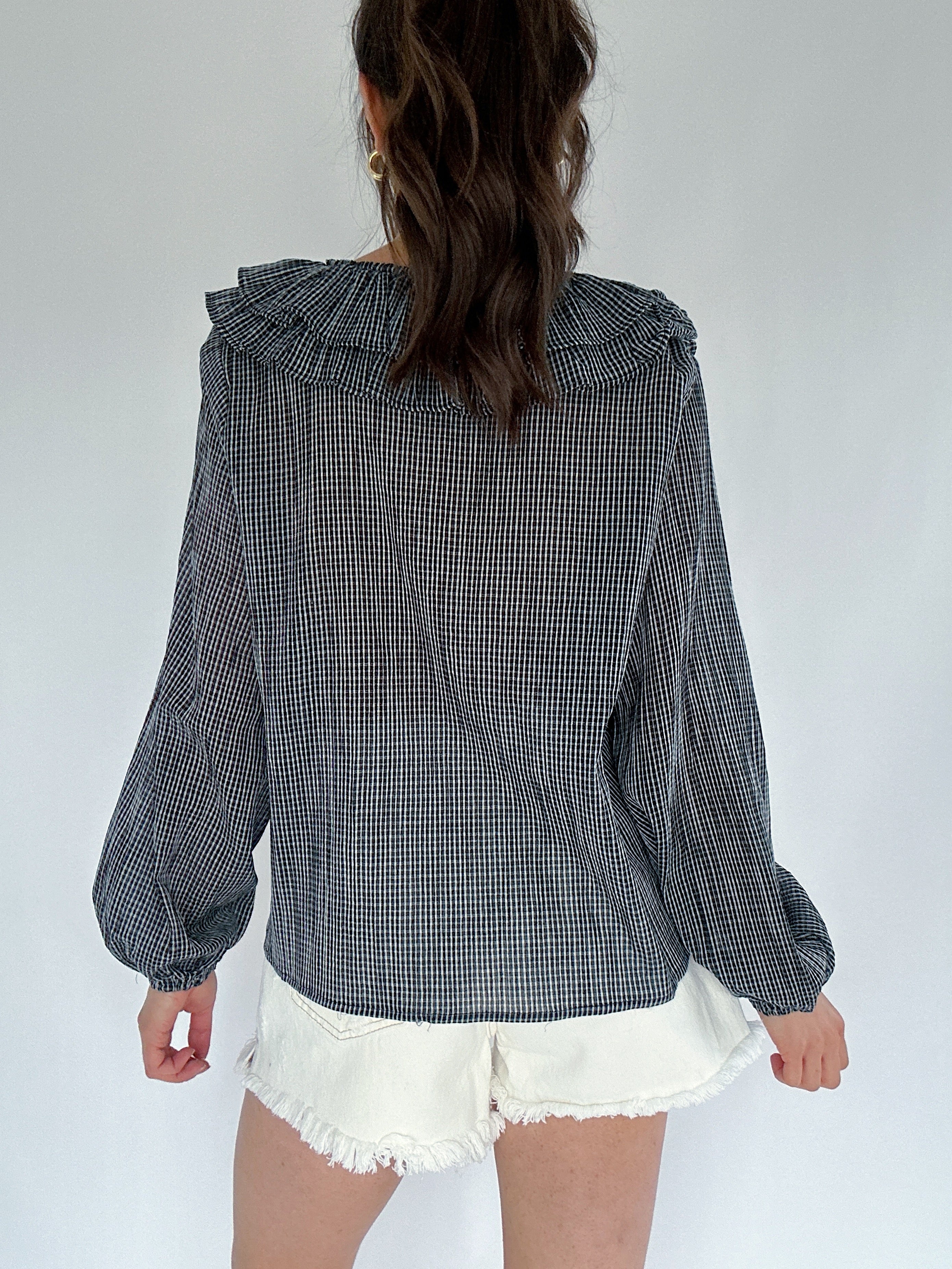 Something About It Ruffle Top Back