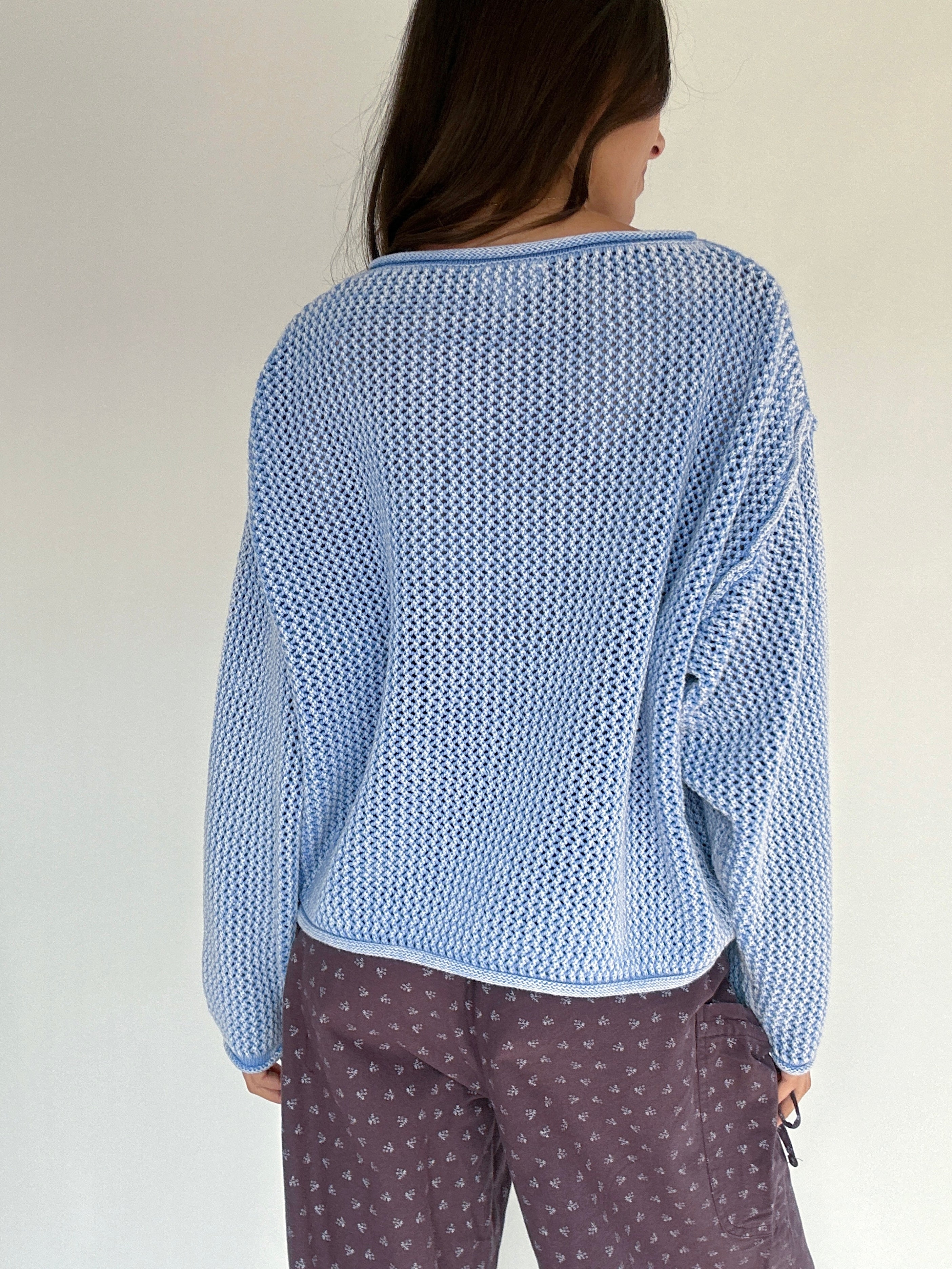 Spencer Knit Sweater Back