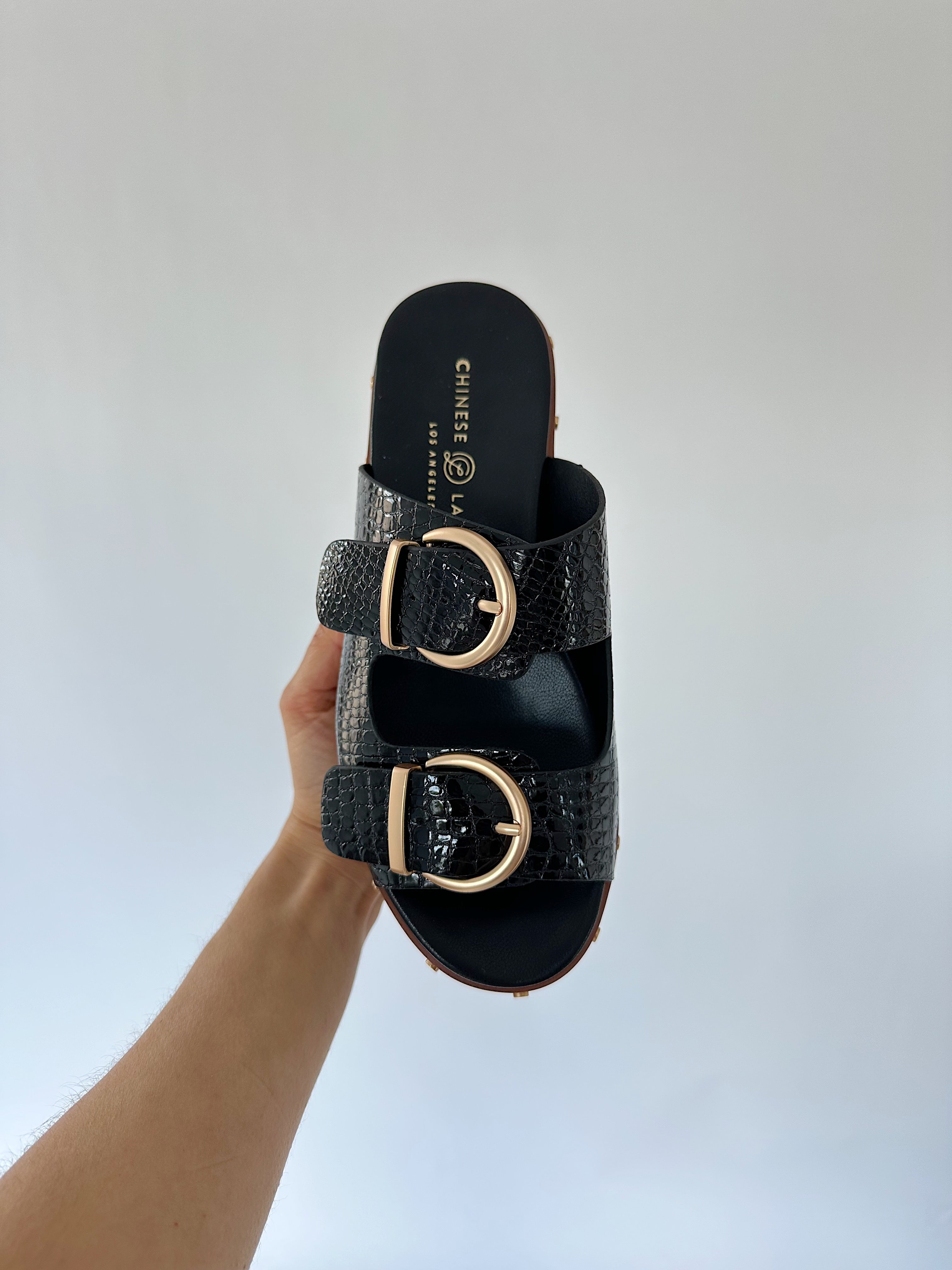 Surfs Up Sandal Black Top