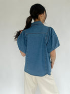 This Town Denim Top Back