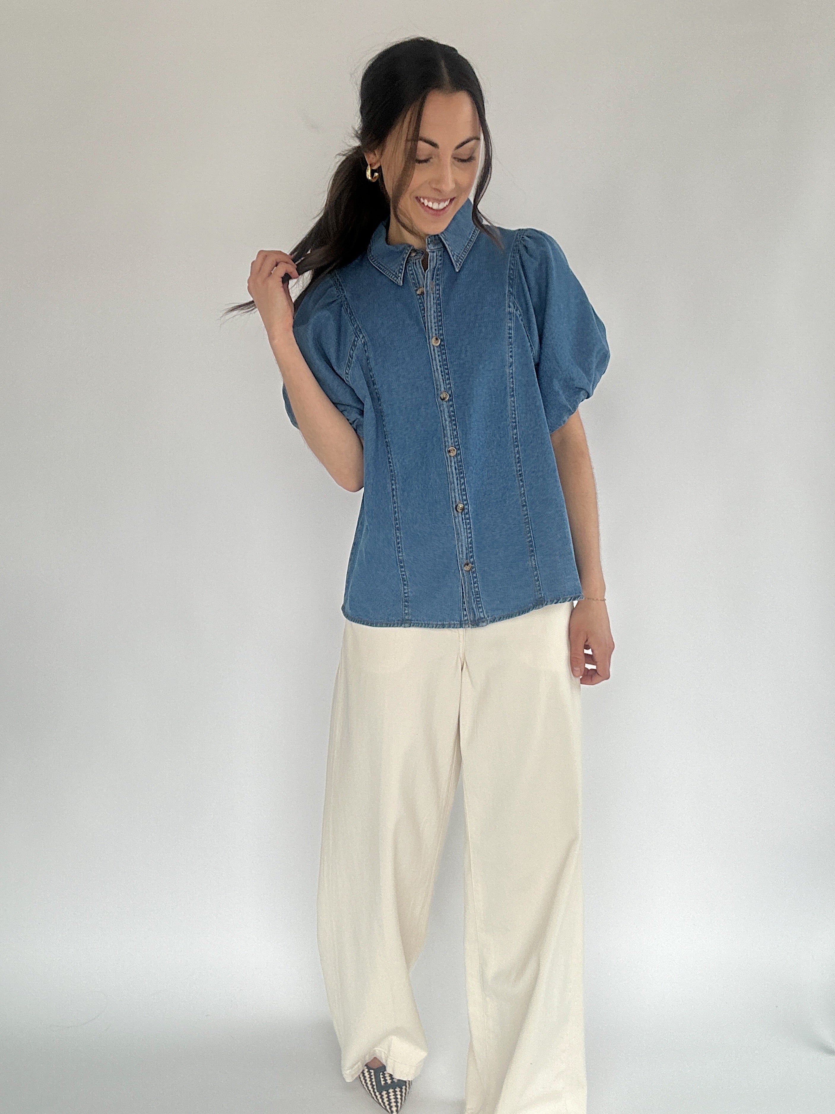 This Town Denim Top Front