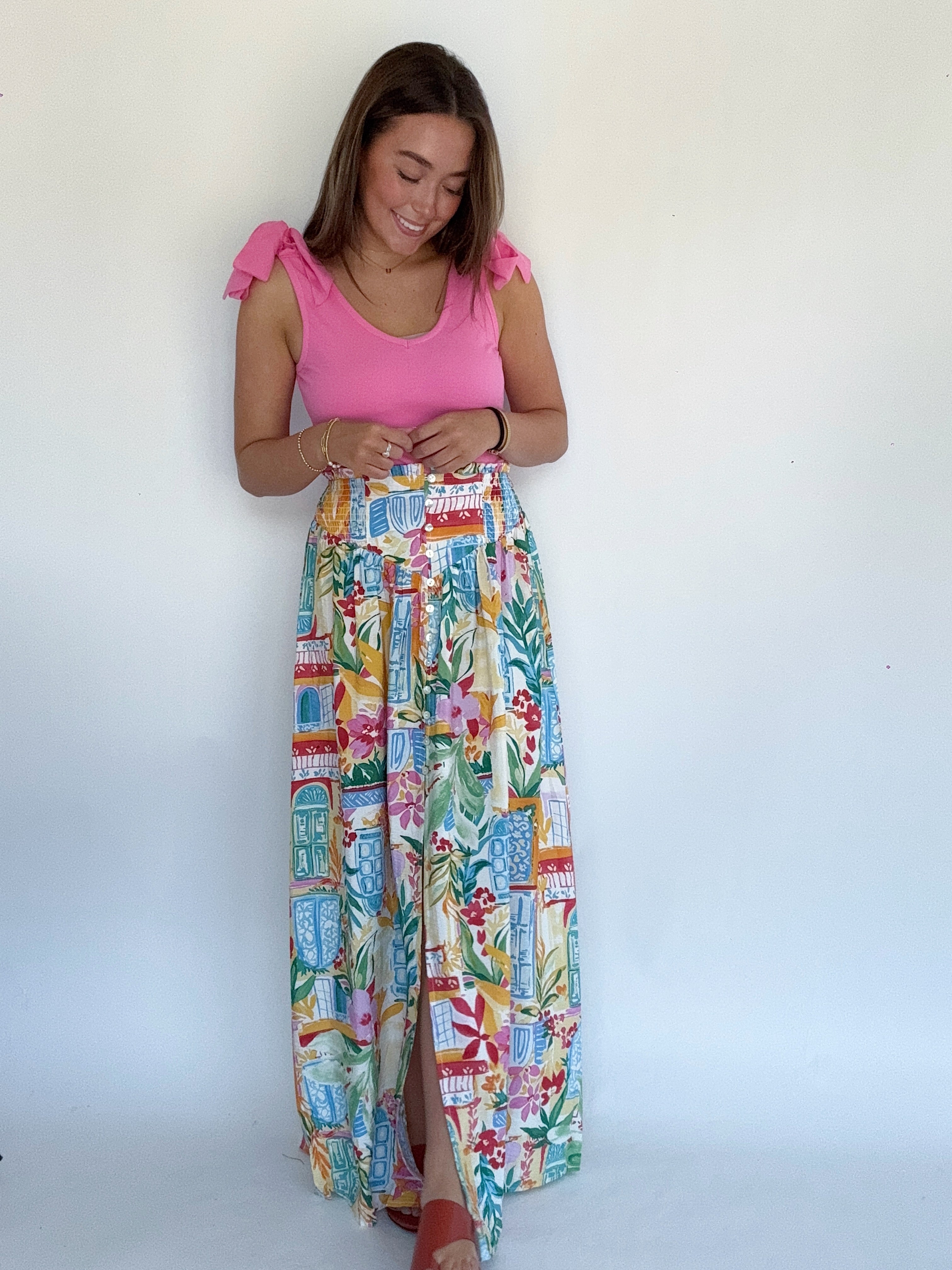 Tropicana Maxi Skirt Front