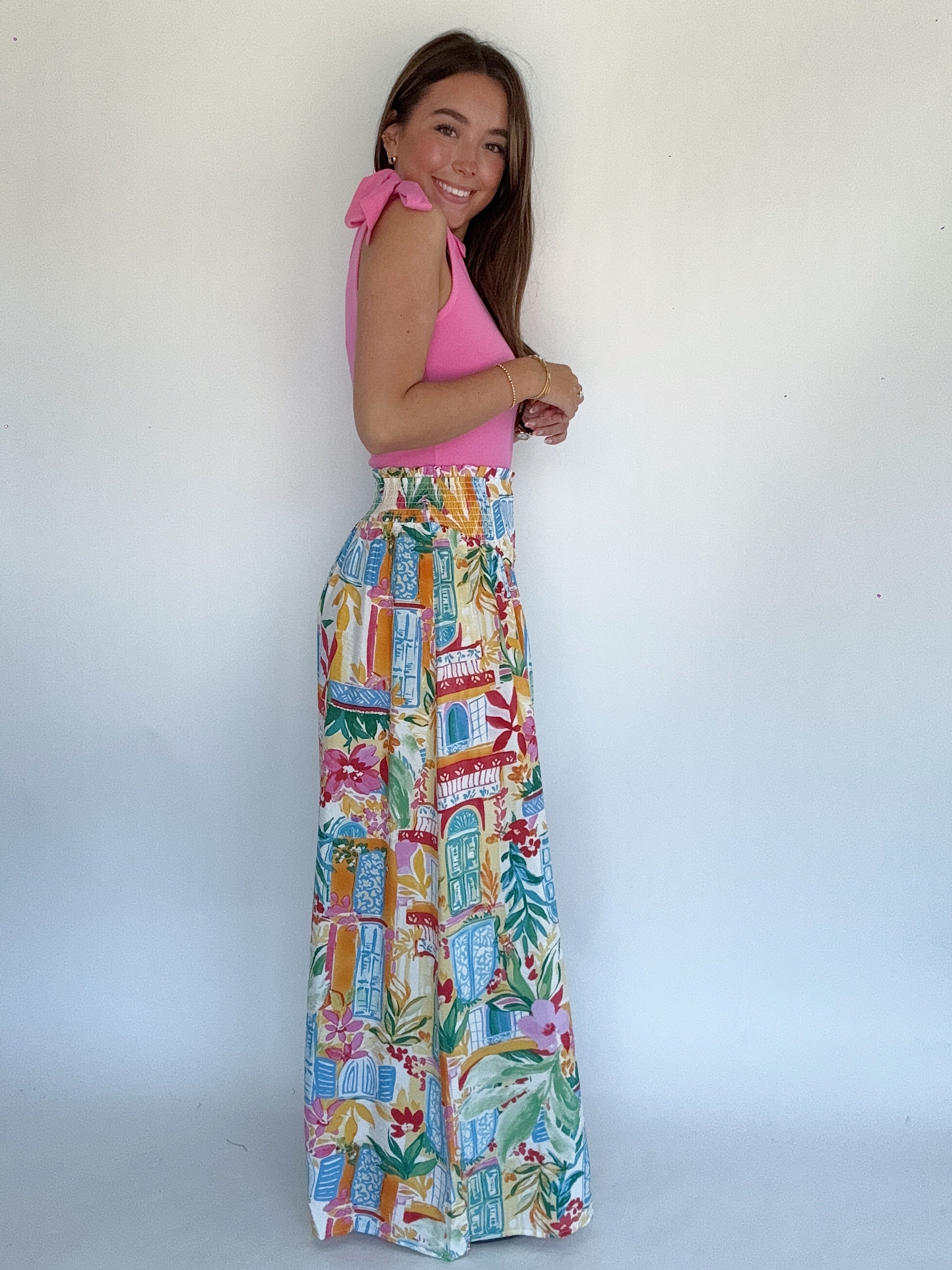 Tropicana Maxi Skirt Side
