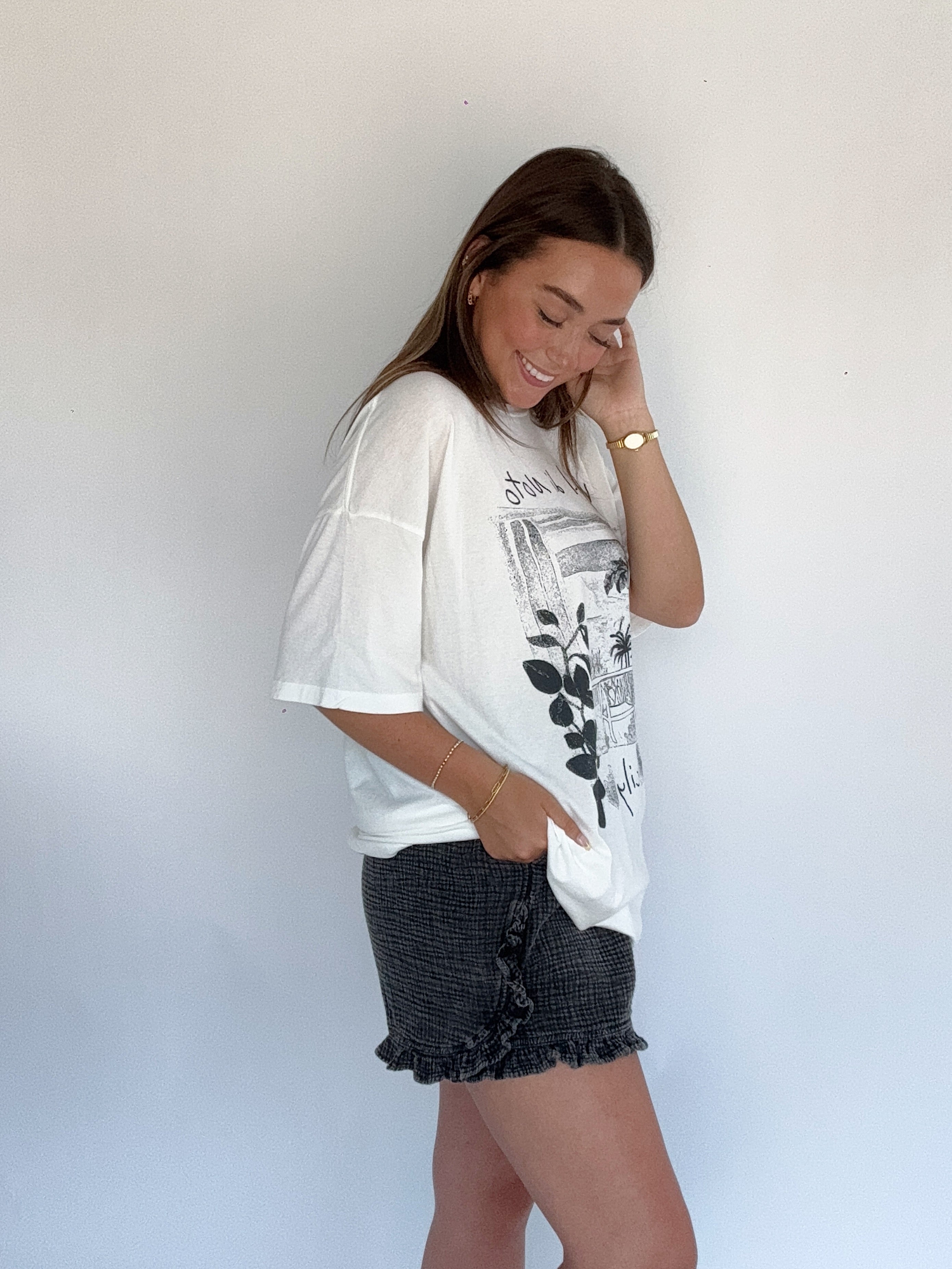 Val Di Noto Sicily Oversized Tee Side