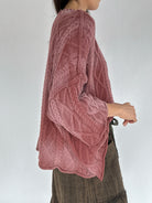 Wait Up Cable Sweater Side