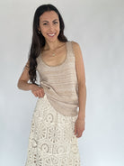 Warm Sand Knit Tank
