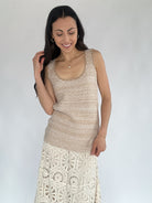 Warm Sand Knit Tank