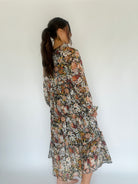 Whispering Meadow Midi Dress Back