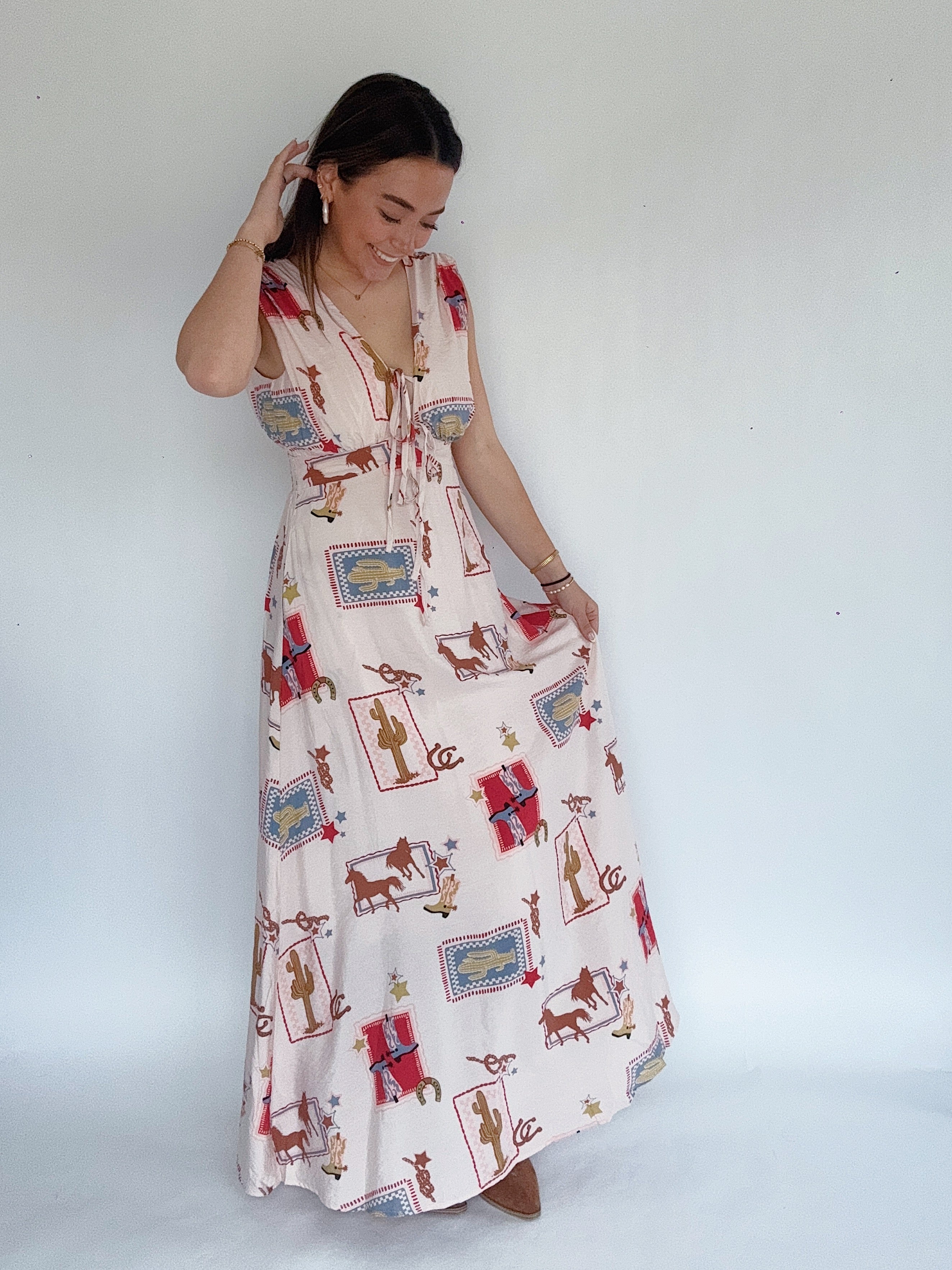 Wild West Maxi Dress Side