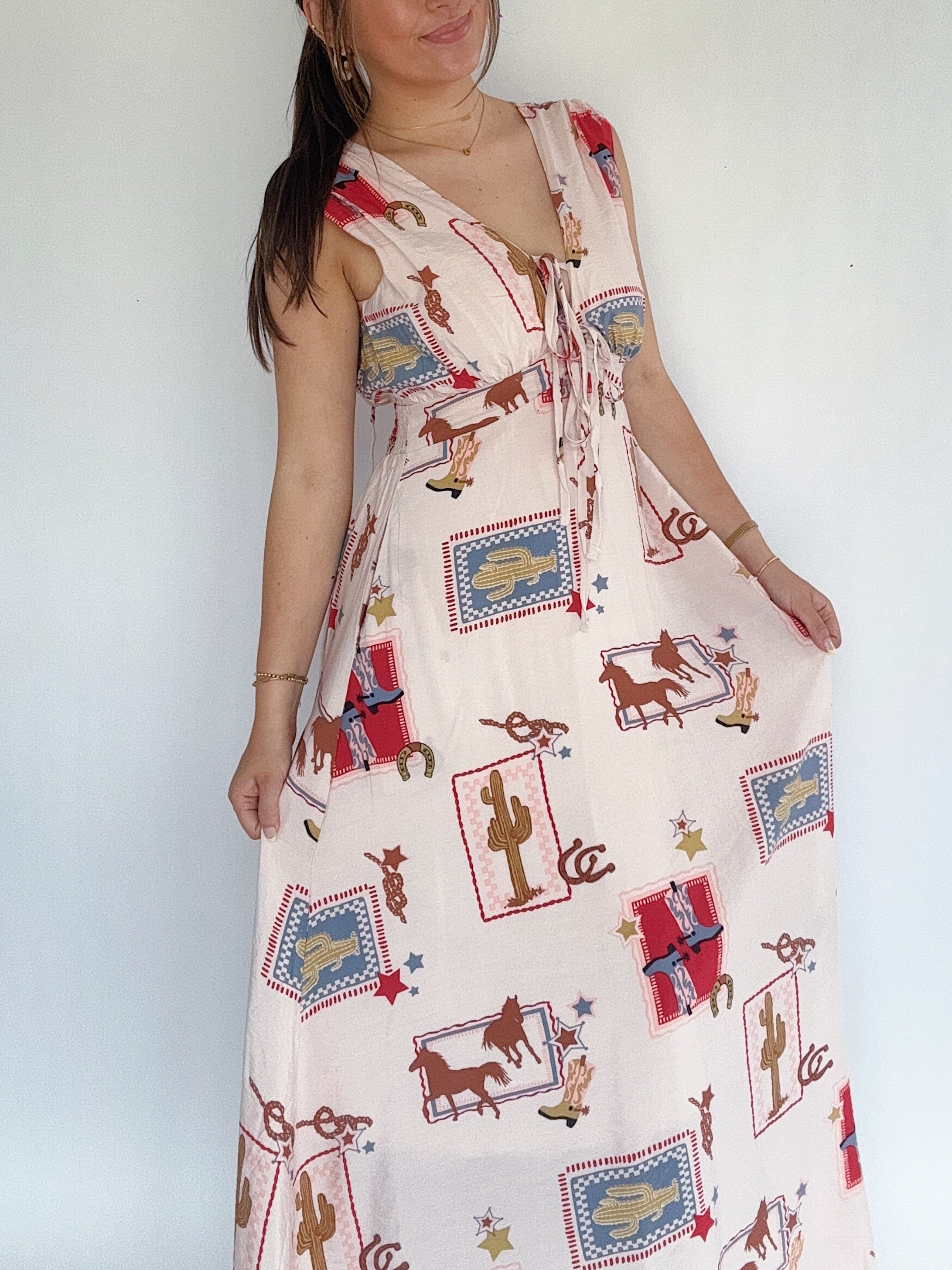 Wild West Maxi Dress Side