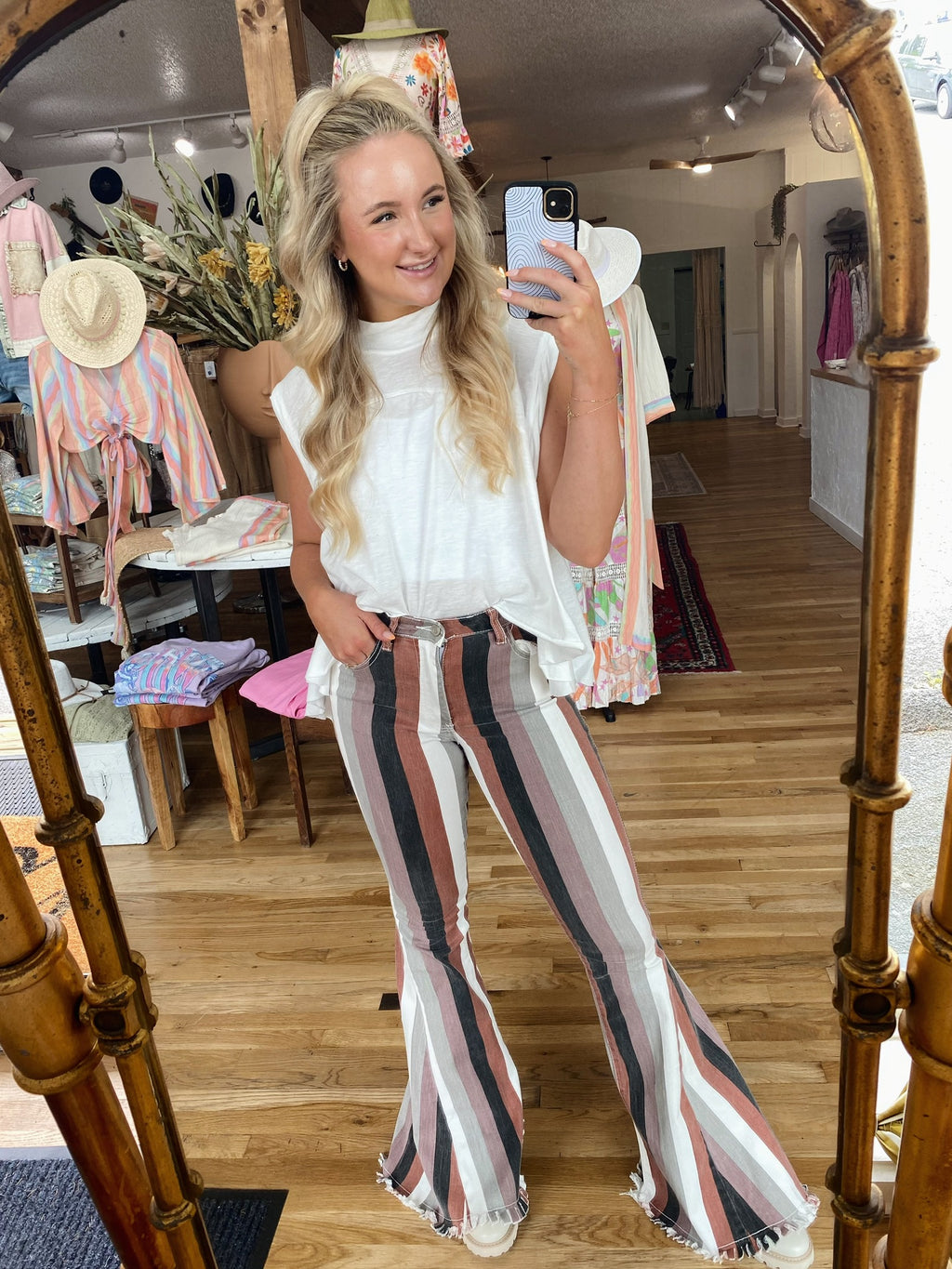 Carried Away Denim Flares