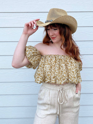 Take A Chance Floral Top