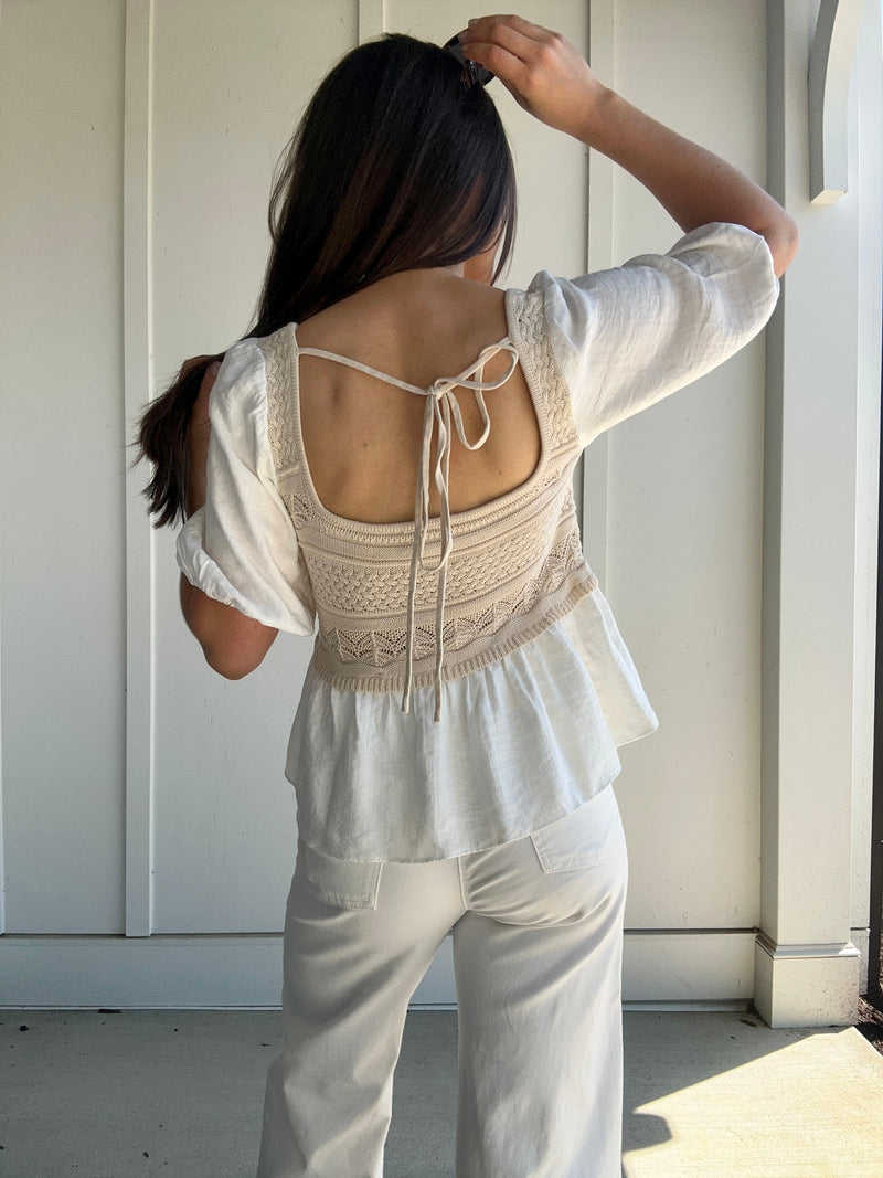 Poppy Crochet Blouse