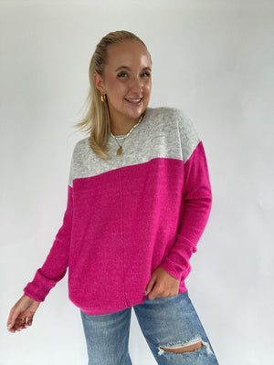 Justified Color Block Sweater